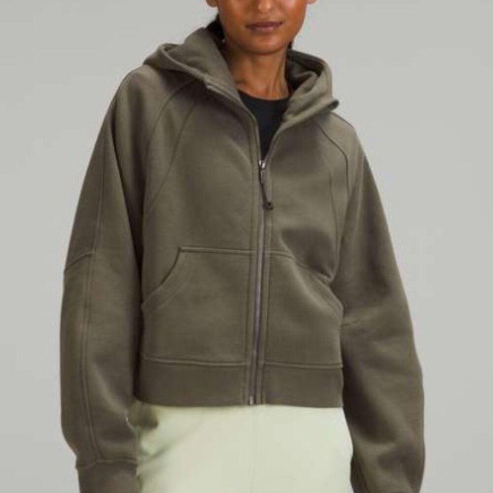 Lululemon Scuba Oversized Full Zip Hoodie Forest Green XS/S